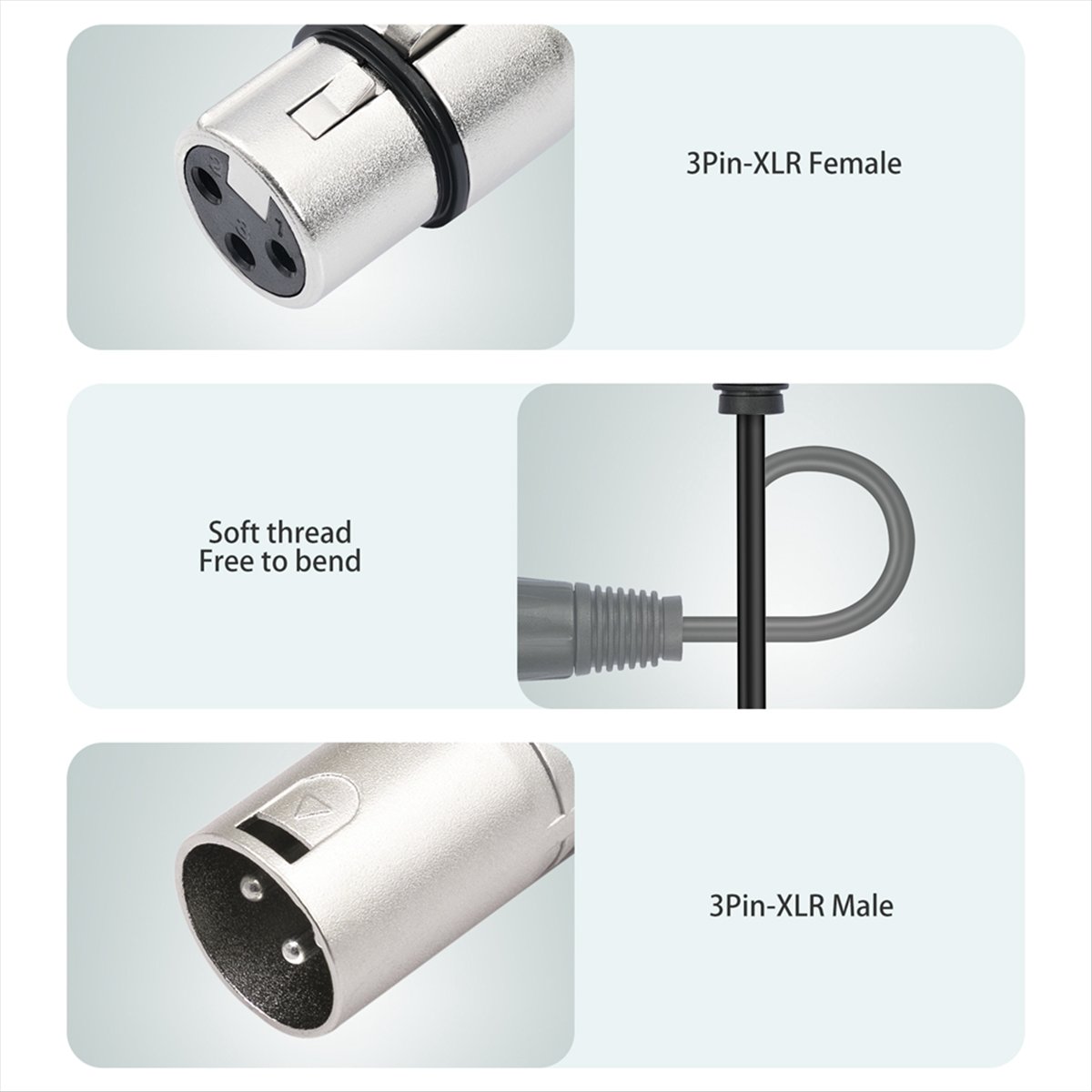 Audio Splitter Y - Cable Divisor en Y ABAN de